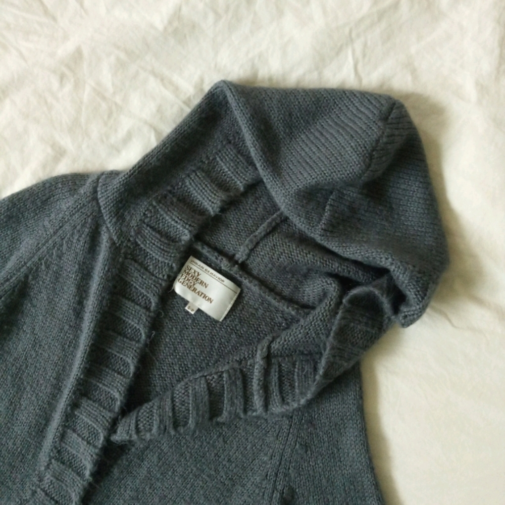 Urban Behavior Long Cardigan Grey
